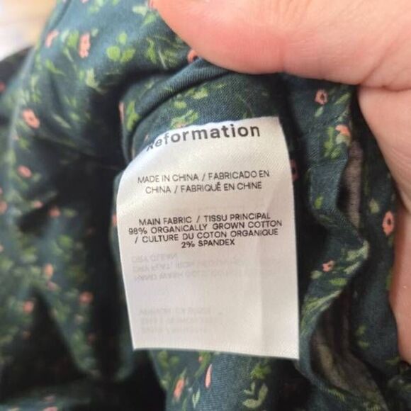 Reformation Joi Top in Coriander sz 0 - Picture 4 of 5